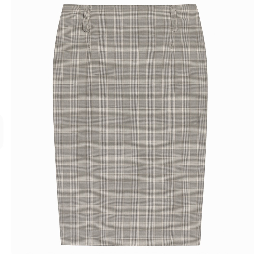 GAZALINE Young Fashion Plaid Pencil Skirt Size 36